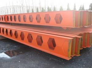 China Welders Processed Honeycomb Steel Beam Fabrication Service Custom Structural Metal factory