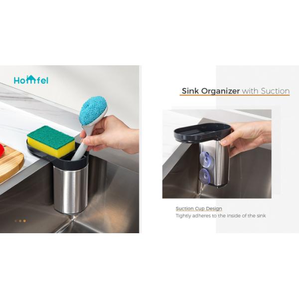 Efficiently Store Your Kitchen Essentials With OEM ODM Sink Caddy Shelf Drying Rack