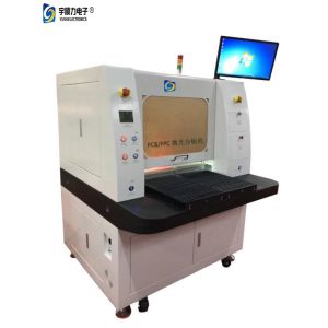 China 355nm CCD FPC PCB 10W 15W UV Laser Depaneling Machine factory