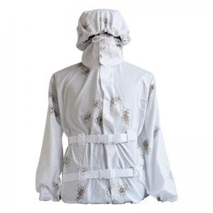 China Cotton Snow Camouflage Clothing Three Piece White Ghillie Suit factory