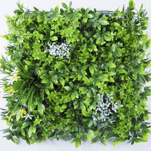 China Wedding Artificial Silk Flower Wall Panel Backdrop Hedges Fence Faux Ivy Vine Leaf factory