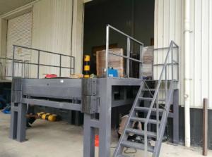 China Customizable Dock Leveler Platform Frame Type Loading Dock Hydraulic Ramp factory