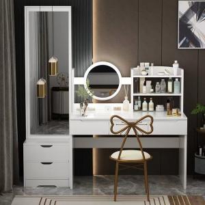 China Mirror Bedroom Dressing Table Hotel Makeup Vanity Table factory