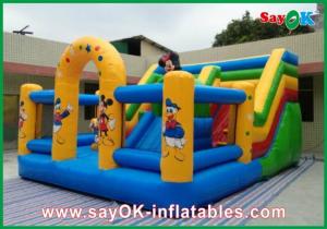 China Mickey Mouse Castle Bounce House Inflatable For Family Entertainment on sale