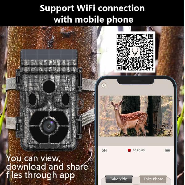 2.0" Color TFT LCD 42MP Hunting Game Camera Waterproof IP65 20 Meters Long Night Range