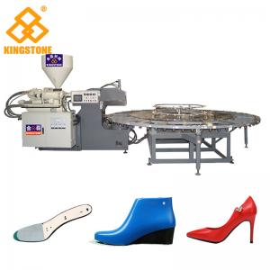 China Automatic Rotary Injection Machine For high heel shoes PP insole, TPU/TPR/TR/PVC outsole factory