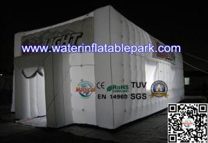 China Bespoke Led Inflatable Cube Tent / Inflatable Party Event Tent 8 x 4 m factory