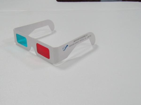 China Red And Cyan Anaglyph 3D Glasses  factory
