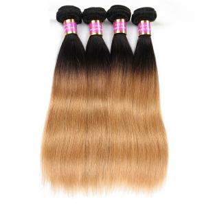 China Ombre Human Hair Weave 8A High Grade Straight Ombre Weave No Shedding on sale