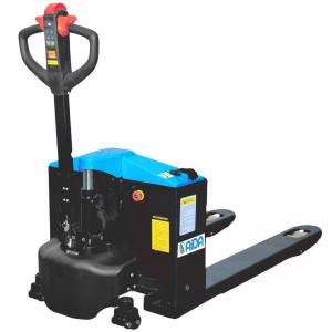 China Hydraulic Portable Electric Pallet Jack Forklift Truck 2 Ton With Wheel on sale