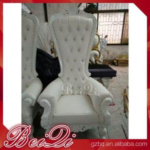 China Cheap King Throne Chair Golden Style Furniture Manicure Pedicure High Back Throne Pedicure Spa Chair factory
