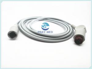 China HP Invasive Blood Pressure Adapter Cable , Medical Pressure Transducer Cable factory