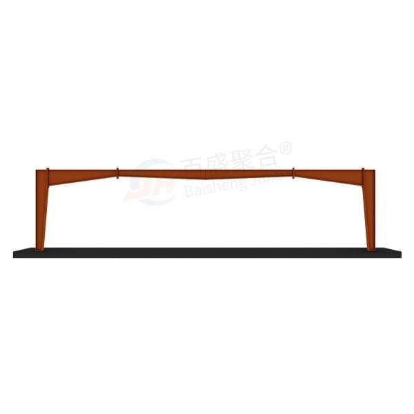 Prefab Metal Space Frame Q235 Q355B Grade Customized Steel Structure Workshops Factories