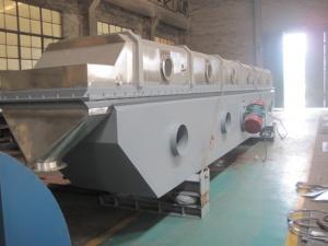 China Salt Granulator Vibrating Fluid Bed Dryer Machine Mirror Polish High Thermal Efficiency factory