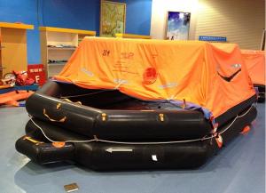 China Throw-Over Board Inflatable Life Raft for Marine Emergency Rescue on sale