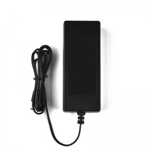 China Laptop AC DC Power Adapter 24W Desktop Type 2 Pin Black Color For CCTV Camera factory
