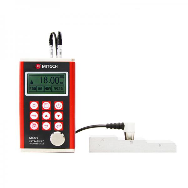 China Long Standby Coat Thickness Gauge , USB 2.0 Ultrasonic Thickness Meter MT200 factory