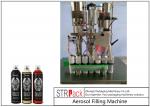Semi Automatic Aerosol Spray Paint Filling Machine For Air Freshener /