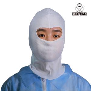 China OSFA Cotton Protective Sterile Disposable Hood White With Overlock Sewing factory