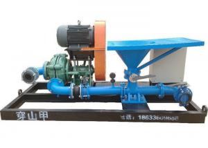 China 0.25Mpa 380V Mud Mixing Hopper Waste Management Triplex Mud Pump factory