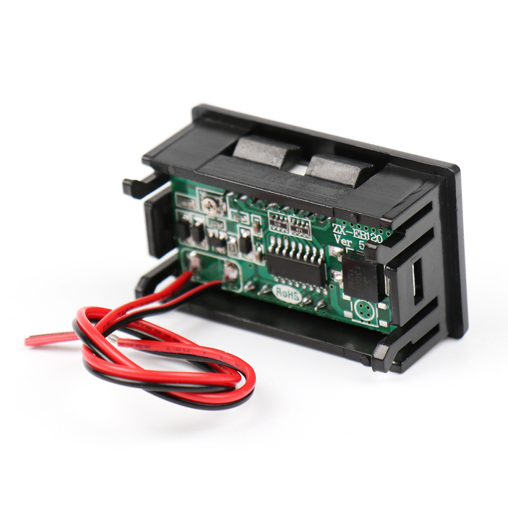 Waterproof LED Digital Voltmeter Tester 12V-72V Battery Charge Level Indicator Lithium Battery Capacity Electronic Components