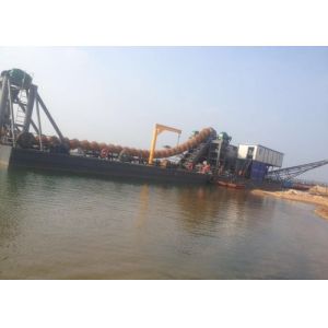China Sea River Bucket Dredger Multipurpose ISO 9001 Ceritificated Simple Control factory