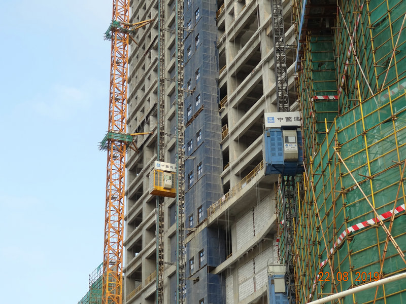 Building Safety 2 Tons Construction Material Lifting Hoist