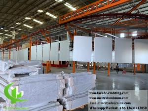 China PVDF metal cladding metal facades aluminium cladding panel for wall cladding factory