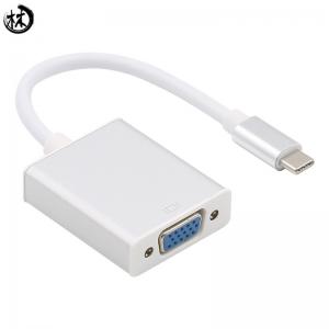 China Kico USB 3.1 Type C To VGA Converter  Type-C To HDTV  Adapter Cable Male To Female Full HD 1080P for Macbook factory