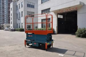 China Pulling Device 1000Kg Aerial Mobile Scissor Lift ​ , 6M Lifting Height on sale
