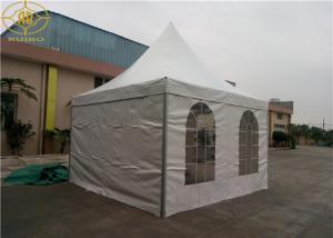 China Aluminum Frame Pagoda Party Tent Customized 5*5M PVC Use In Sunshade Cover on sale
