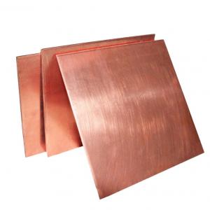 China C12200 99.999% Copper Cathode Sheet Plate Material 0.1 - 100mm Thickness factory