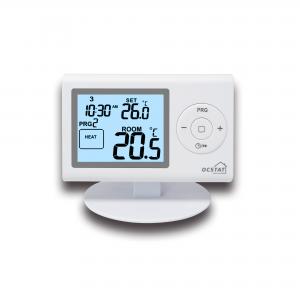 China 868MHZ White Backlight Best Digital Electric Room Wireless Heating Thermostat factory