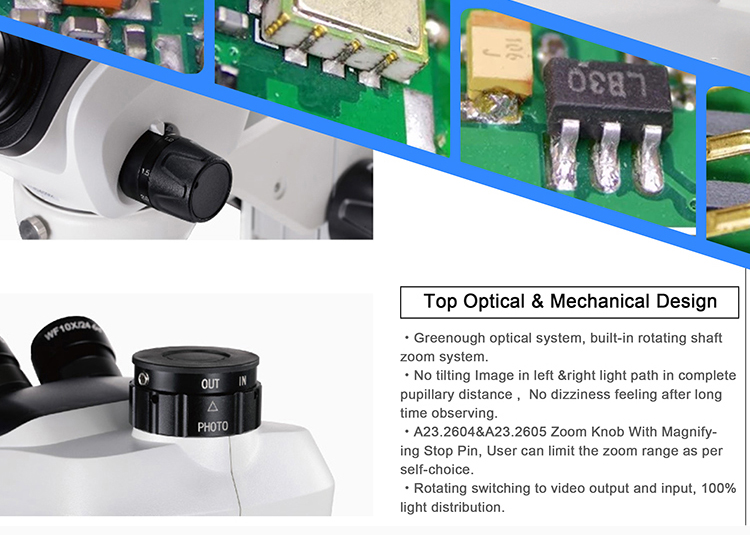 0.7 - 4.5x Zoom Handheld Digital Microscope Stereo Optical Microscope