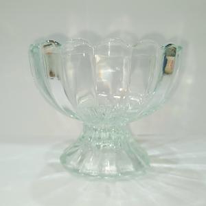 China Light Luxury Style Dessert Glass Bowl Ice Cream Glass Cup Transparent on sale