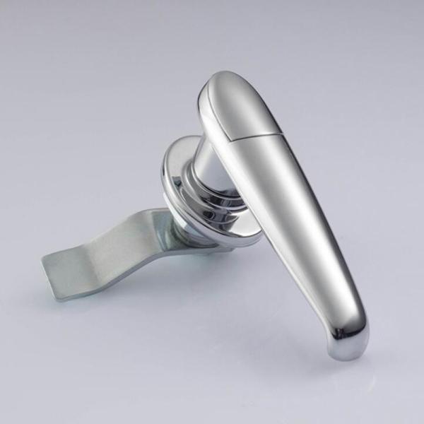 Chrome Plating Silver Push Pull Cabinet Latch 105x13.8mm