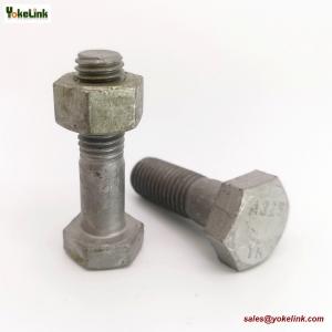China 1-8 ASTM F3125 Grade A325 Hot Dipped Galvanized Steel Structural Bolt w/A563 DH Nut & F436 Washer on sale