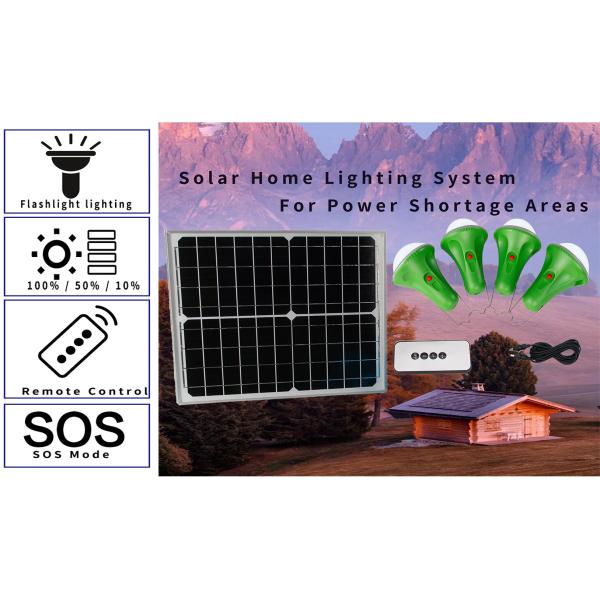 OEM 25W 4PCS Mini Rechargeable Solar Bulb 5 Working Modes