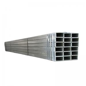 China SS400 2x2 Galvanized Steel Square Pipe Q345 Hollow Rectangular Steel Tube factory