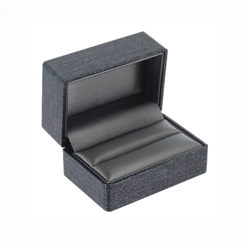 High End Custom Jewelry Packaging Boxes , Ring Storage Box PU Material Durable