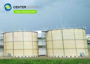 China Liquid Impermeable 500KN/Mm Glass Lined Water Storage Tanks on sale