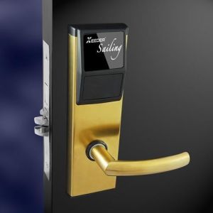 Buy cheap L5121-MK Hotel Electronic Door Locks ANSI Standard Mortise Gold Color from wholesalers
