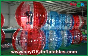 China Inflatable Garden Games Queen Size PVC / TPU Inflatable Sports Games Bubble Ball Soccer factory