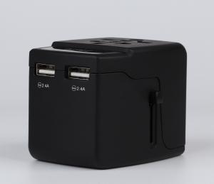 China 100-240 Vac Voltage Universal Travel Adapter With Usb Port on sale