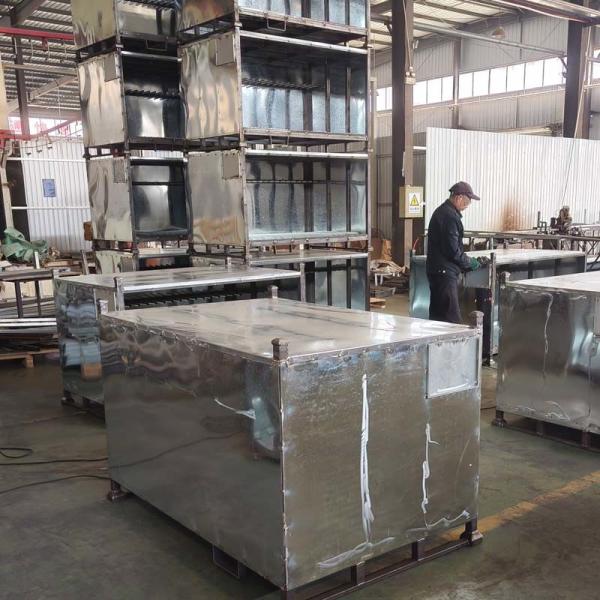 Stackable Durable Steel Foldable Wire Mesh Container For Your Storage Requirements
