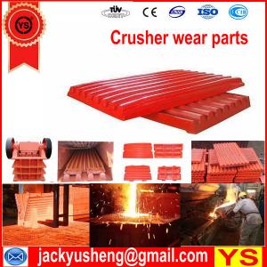 China jaw crusher spare parts, jaw crusher wear parts, jaw crusher parts on sale