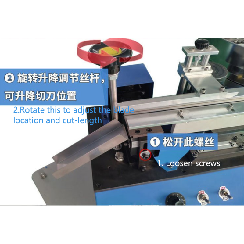 RS-901AS Automatic Bulk Transistor Leg Cutting Machine MOS Components Pin Cutting Flat Leg