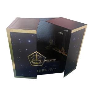 China Empty Unique Cardboard Gift Box For Perfume Bottle Color Printing factory