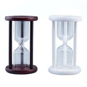 China 2 Minute Hourglass Sand Timer Wooden Sand Clock Customized factory