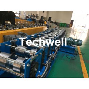 Chain Transmission 5 Inch Portable Gutter Machine For Guiding Column